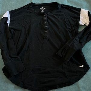 Hollister Black & white long sleeve